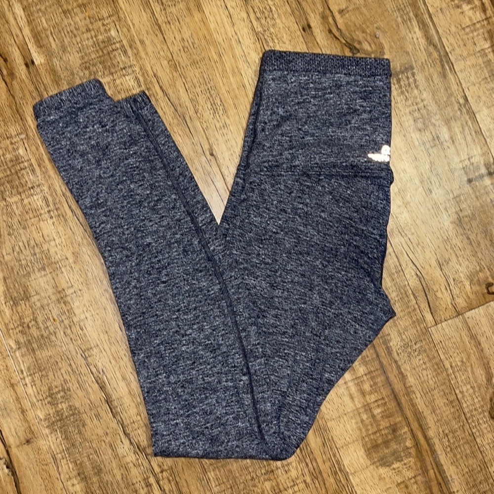 Lorna Jane Heather Grey Thermal High Waisted Leggings